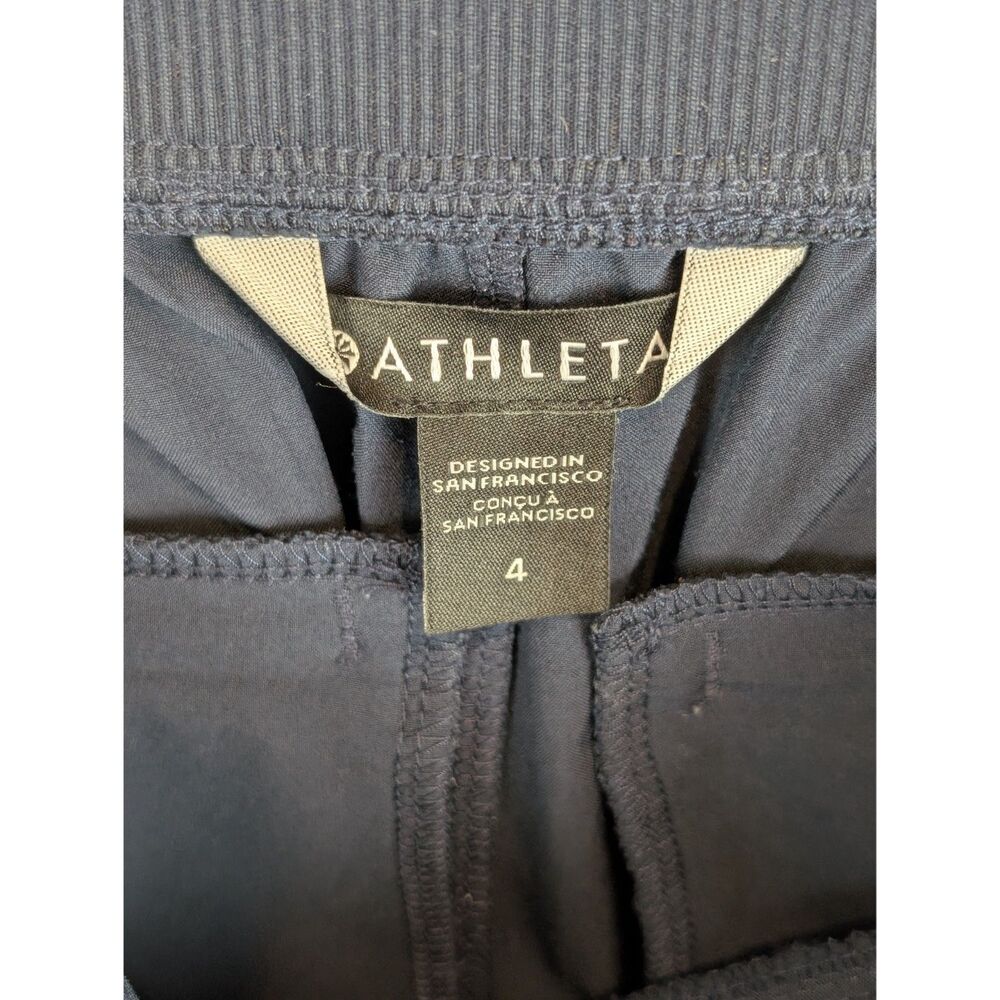 Athleta Brooklyn Mid-Rise Ankle Pant Navy Blue Women's Size 4 - Picture 5 of 10